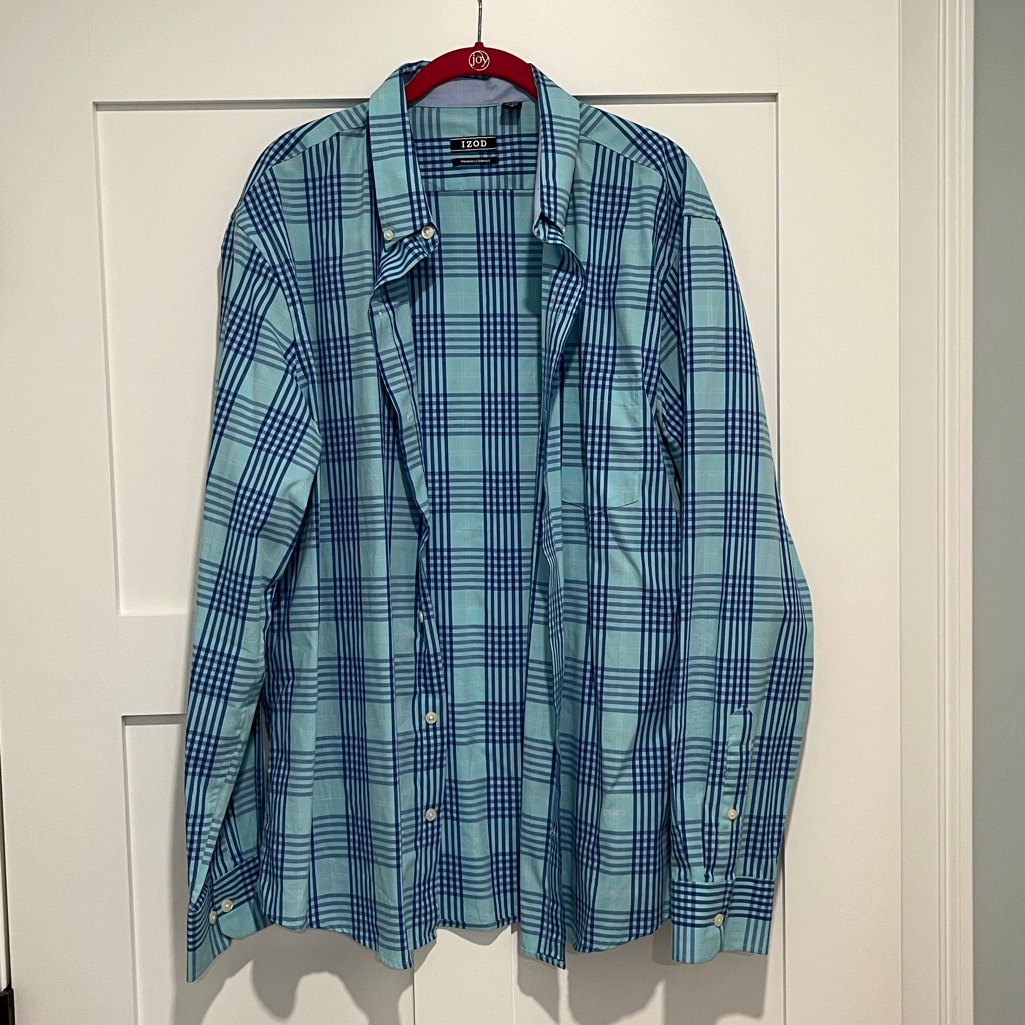 Izod Blue Button Down